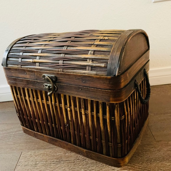 Wooden storage chest